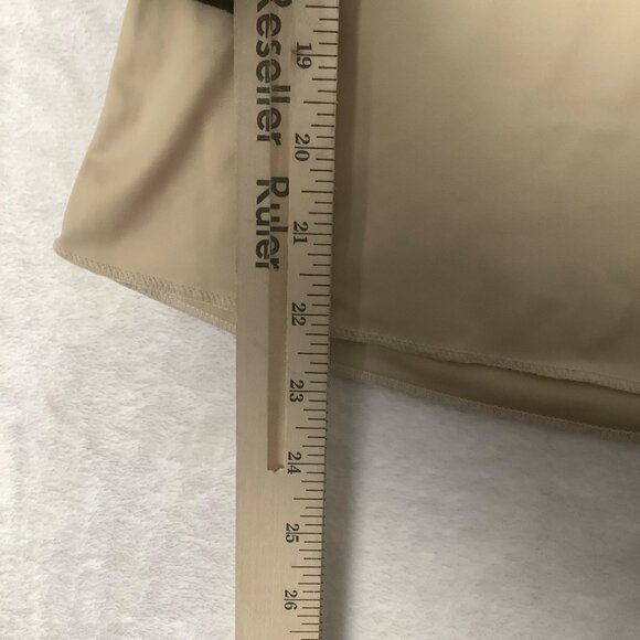 Spanx Shapewear Tank Top Women Sz Large Neutral Beige Sleeveless Smoothing - Picture 5 of 6